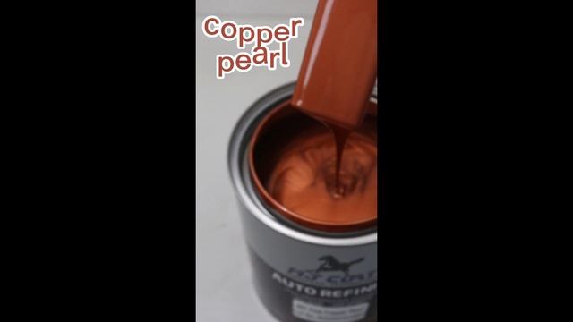 Pearl car paints for today! Green pearl & Copper pearl coating, yellow and red car paint! смотреть онлайн