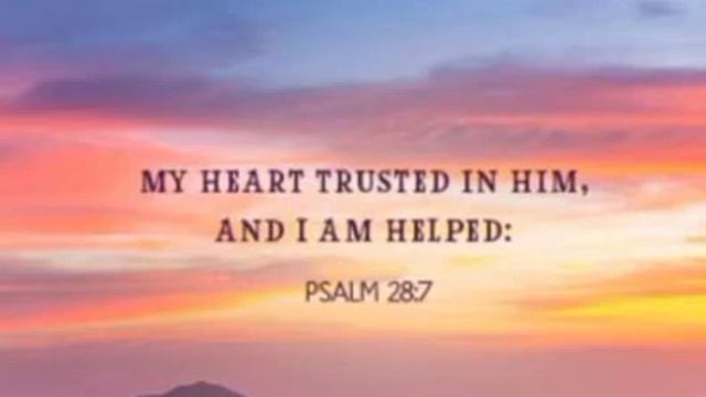 PSALMS 28:7 KJV смотреть онлайн