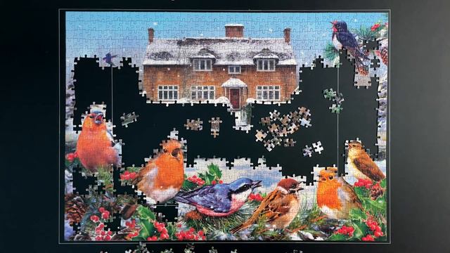 Time Lapse Puzzle A Winter Song 1000 Pieces | Gibson Puzzles смотреть онлайн