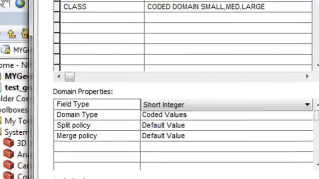 Geodatabase Attribute Range and Coded Domains смотреть онлайн