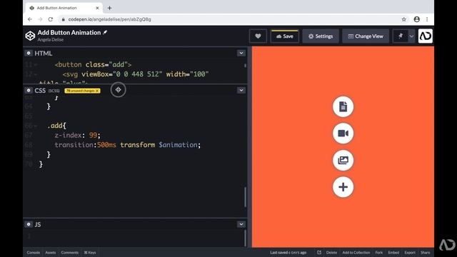 Add Button Animation from Scratch | HTML CSS Vanilla JS | Code Explained смотреть онлайн