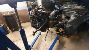 BMW E46 свап м47 на м57 и наоборот. часть 1, снятие движков.