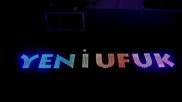 LED буквы с применением пиксельных светодиодов.avi смотреть онлайн