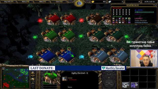 Hi guys LiveStream Lod74c Streaming(Warcraft III: Frozen Throne, old dota, dota1, dota replay, war3 смотреть онлайн