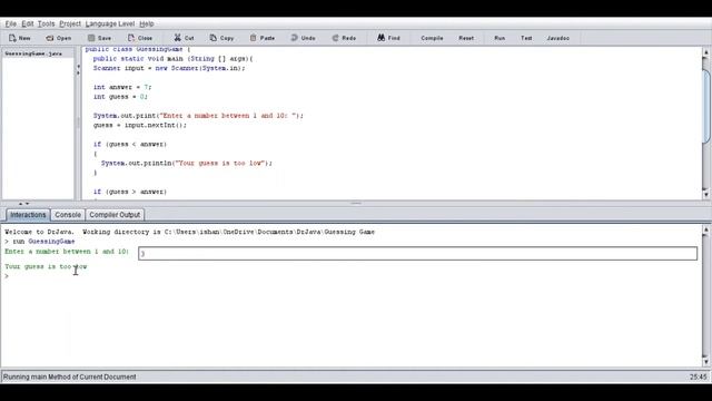 Using While loops | Make a Guessing Game | Conditional loops | Learn to code in Java for beginners смотреть онлайн