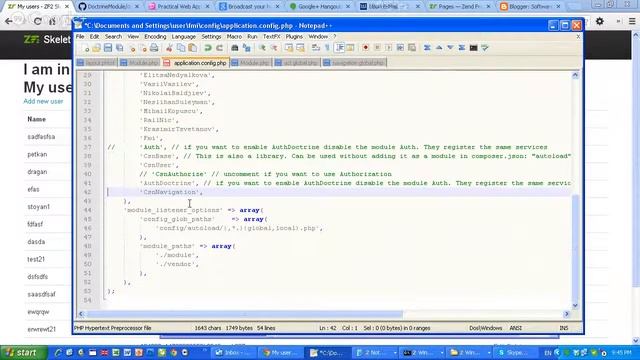 Навигация със ZF2 и контрол над нея с Acl. смотреть онлайн