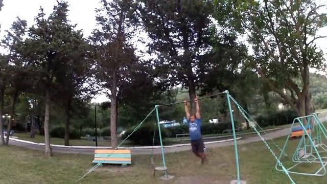 Выход силы на турнике. Михаил Матвеев.