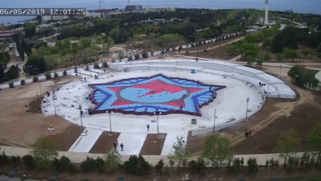 Парк Победы. Строительство фонтана..06 мая 2019 года смотреть онлайн