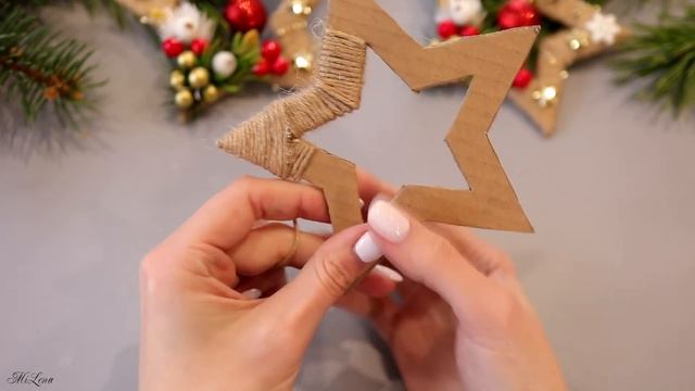 ? ЕЛОЧНЫЕ ИГРУШКИ ИЗ ДЖУТА ⛄️❄️⛄️ JUTE CHRISTMAS ORNAMENTS ? смотреть онлайн