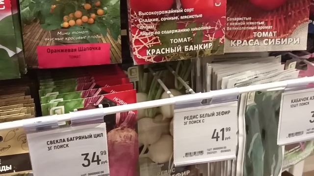 Семена овощей. Ассортимент и цены в гипермаркете Глобус. Владимир. смотреть онлайн