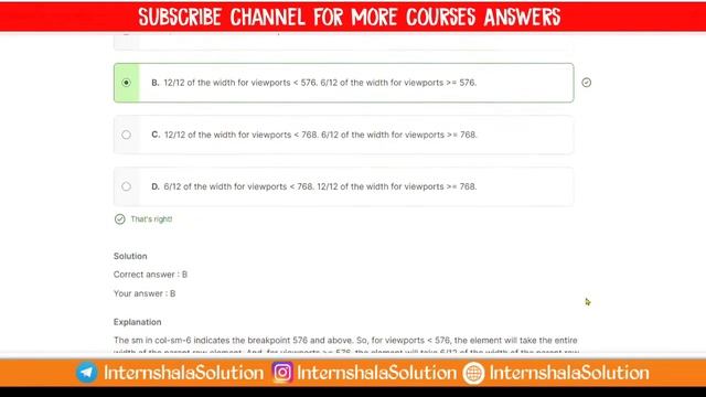 Internshala Web Development Module 3 Answers |Internshala web development module 3 BOOTSTRAP Answer смотреть онлайн