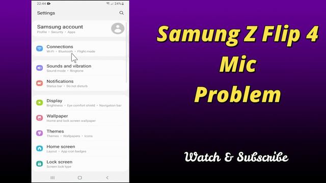Samung Z Flip 4 Mic Problem {SM-F721B} смотреть онлайн