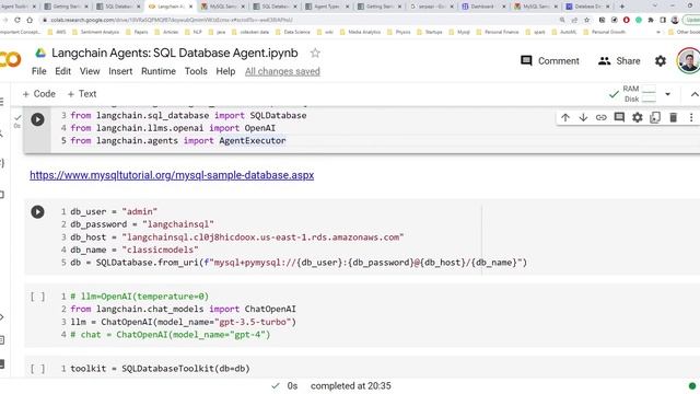 LangChain, SQL Agents & OpenAI LLMs: Query Database Using Natural Language | Code смотреть онлайн