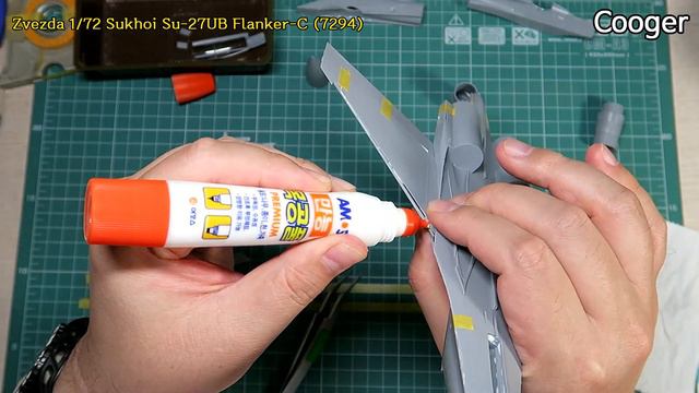 즈베즈다 1/72 수호이 Su-27UB 플랭커C 프라모델 가조립 - Short Ver (Zvezda Sukhoi звезда Су27 Temporary Assembly 7294)