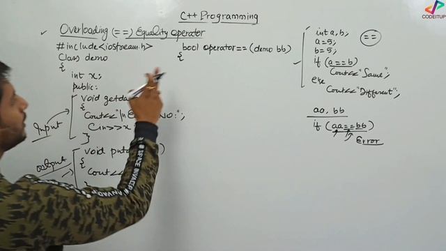 Overloading == Operator in C++ | In Hindi смотреть онлайн