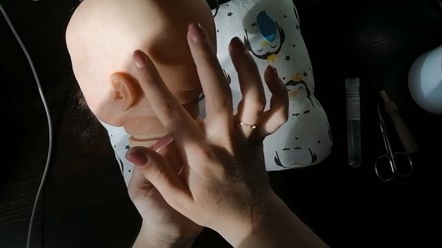 Как прошить волосы кукле реборн? ПРОШИВАЕМ РЕБОРНА смотреть онлайн