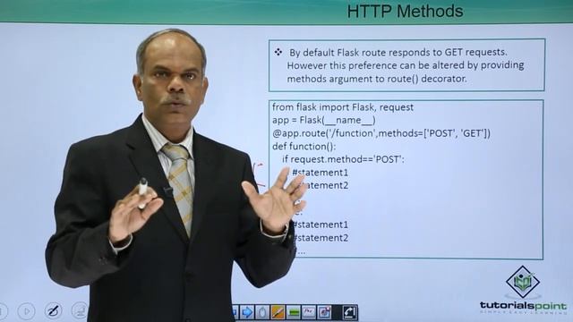 Flask Framework - HTTP Method смотреть онлайн