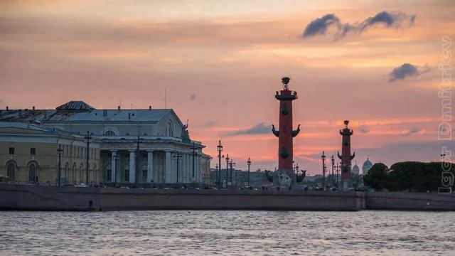 Санкт Петербург. Стрелка Васильевского острова. Биржа смотреть онлайн
