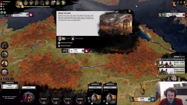 Liu Bei - Restoring the Han - Fates Divided - Total War: Three Kingdoms - Stream 1 смотреть онлайн