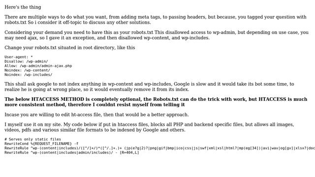 Wordpress: stop google from indexing my wp-content folder (2 Solutions!!) смотреть онлайн