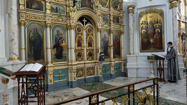 Литургия преждеосвященных Даров. Минский Свято-Духов собор смотреть онлайн