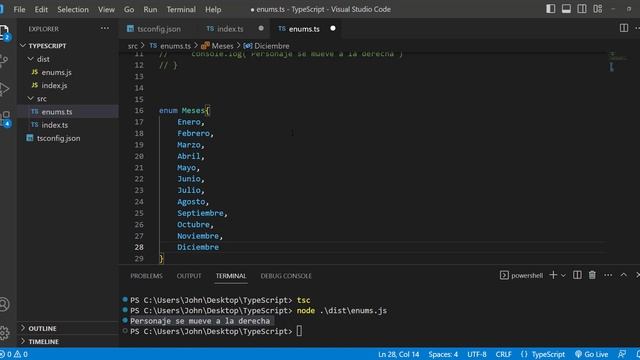 Mejora tus Habilidades implementa Enums en TypeScript смотреть онлайн