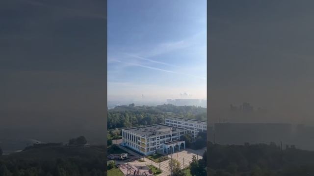 Ранним утром туман накрыл Крылатское, Кунцево и окрестности ? смотреть онлайн