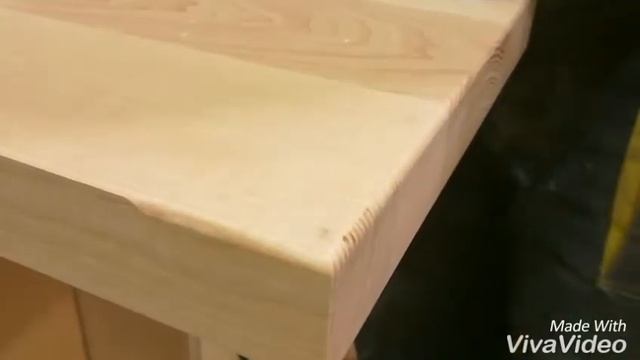 Щит из ясеня. Шлифовка, фрезеровка, вощение. смотреть онлайн