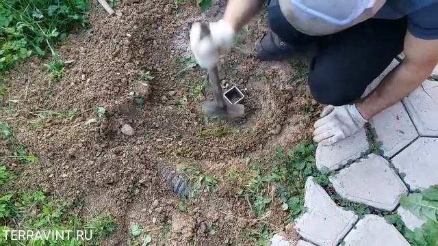 Инструкция по монтажу бетонной винтовой опоры под столб забора. смотреть онлайн