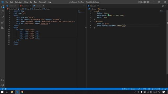Responsive Div using Grid in Html Css смотреть онлайн