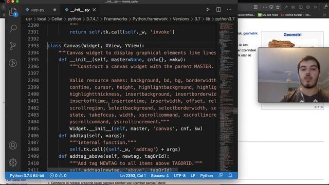 Monte Carlo methodu ile Pi sayısının hesaplama mantığı ve python kodu смотреть онлайн