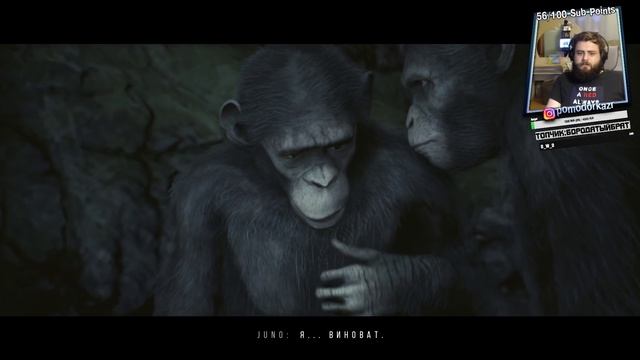 Запись стрима [ПЗР] — Полное прохождение Planet of the Apes: Last Frontier смотреть онлайн