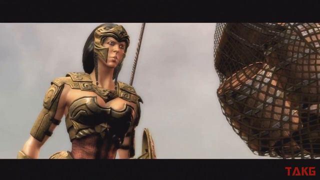 Injustice: Gods Among Us - 11 - Wonder Woman (Bane, Ares, Raven, Wonder Woman) смотреть онлайн