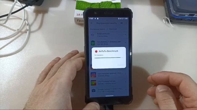 Сpu trottling + antutu - устанавливаем на смартфон и тестируем - bv6600! Трансляция!! смотреть онлайн