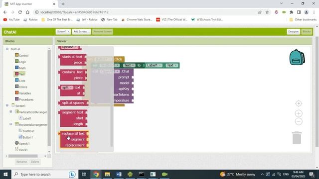 ChatGPT Using MIT App Inventor #chatgpt #chatbot #ai #CHATAI