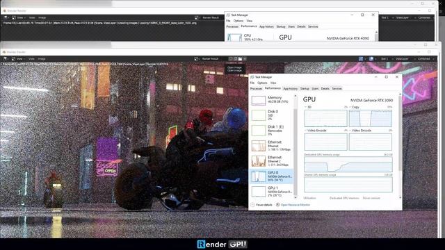 Blender Cycles rendering speed test on RTX 4090 vs RTX 3090 | iRender Cloud Rendering смотреть онлайн