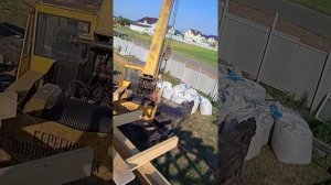 Подъем керамзита на второй этаж частного дома