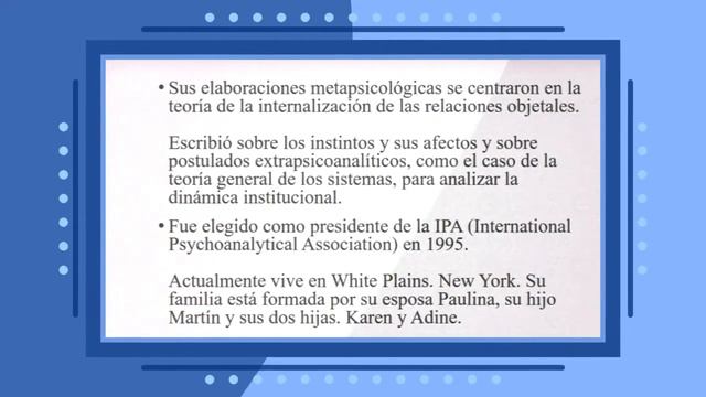 Otto Kernberg Vida y Teoría смотреть онлайн