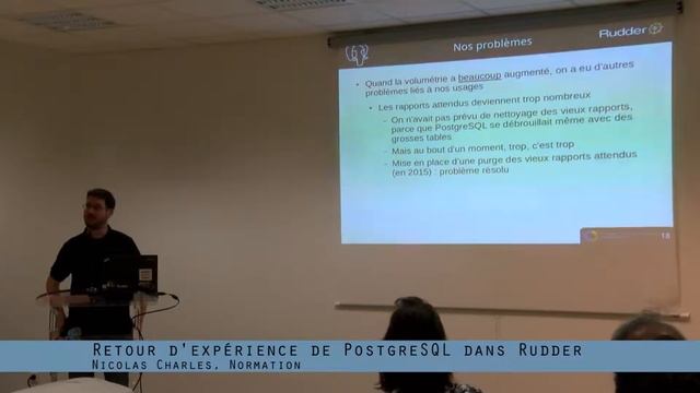PG Day France 2016 : Nicolas Charles - Retour d'expérience de PostgreSQL dans Rudder смотреть онлайн