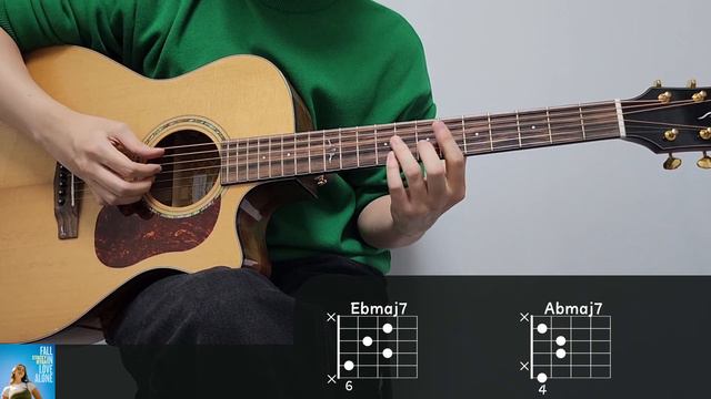 Stacey Ryan - Fall In Love Alone [기타 커버, 코드, 타브 악보 l Guitar cover, Acoustic, Chord, Tutorial] смотреть онлайн
