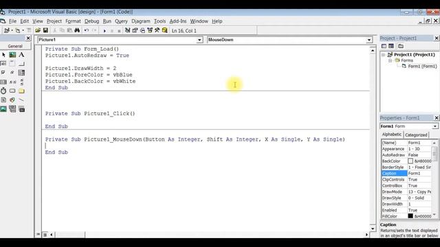 VISUAL BASIC 6.0 | PAINT PAD | SKETCH PAD | SIMPLE ONE | CHARACTER DRWAING смотреть онлайн