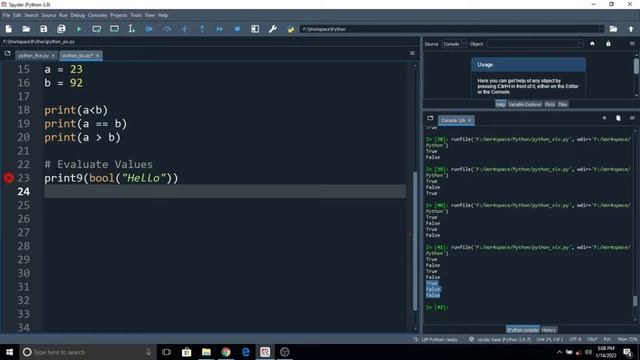 Python | Boolean DataType смотреть онлайн