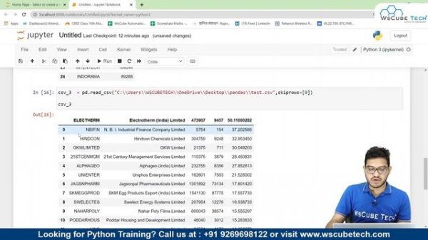 Read Python CSV files - with PANDAS | Complete PandasTutorial