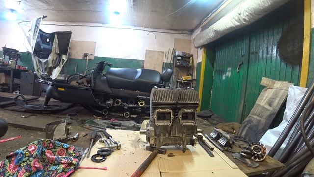 Тайга Варяг 550. Ремонт двигателя. Опрессовка. смотреть онлайн