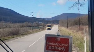 Севастопольский автобус На КАвЗ 4070 70 от с.Орлиное до Гончерное 6 декабря 2021