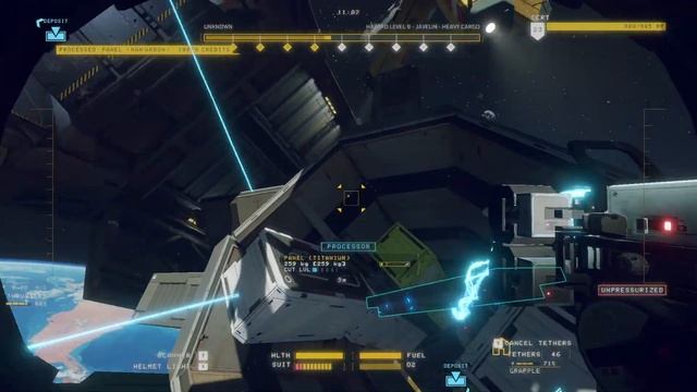 [Hardspace: Shipbreaker] Dismantling a Large Cargo Javelin (ghosts included! No Commentary) смотреть онлайн