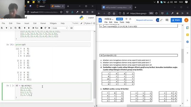 Intro Numpy : Manipulasi Data Menggunakan Python dengan Library Numpy смотреть онлайн