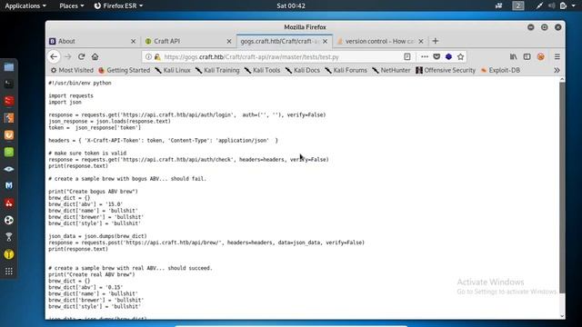 HTB-E8 Craft Machine Walk-through | Vault, Python Flask, Eval | Tamil смотреть онлайн