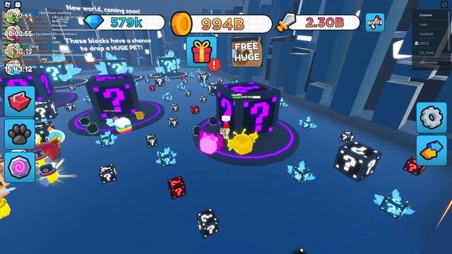 AFK Hatching Cupcake Egg in Lucky Block Legends! (Roblox) смотреть онлайн