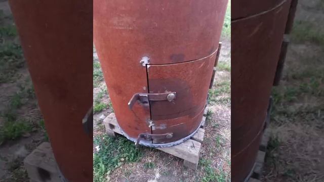 печь для казана 10-12литров. своими руками. смотреть онлайн